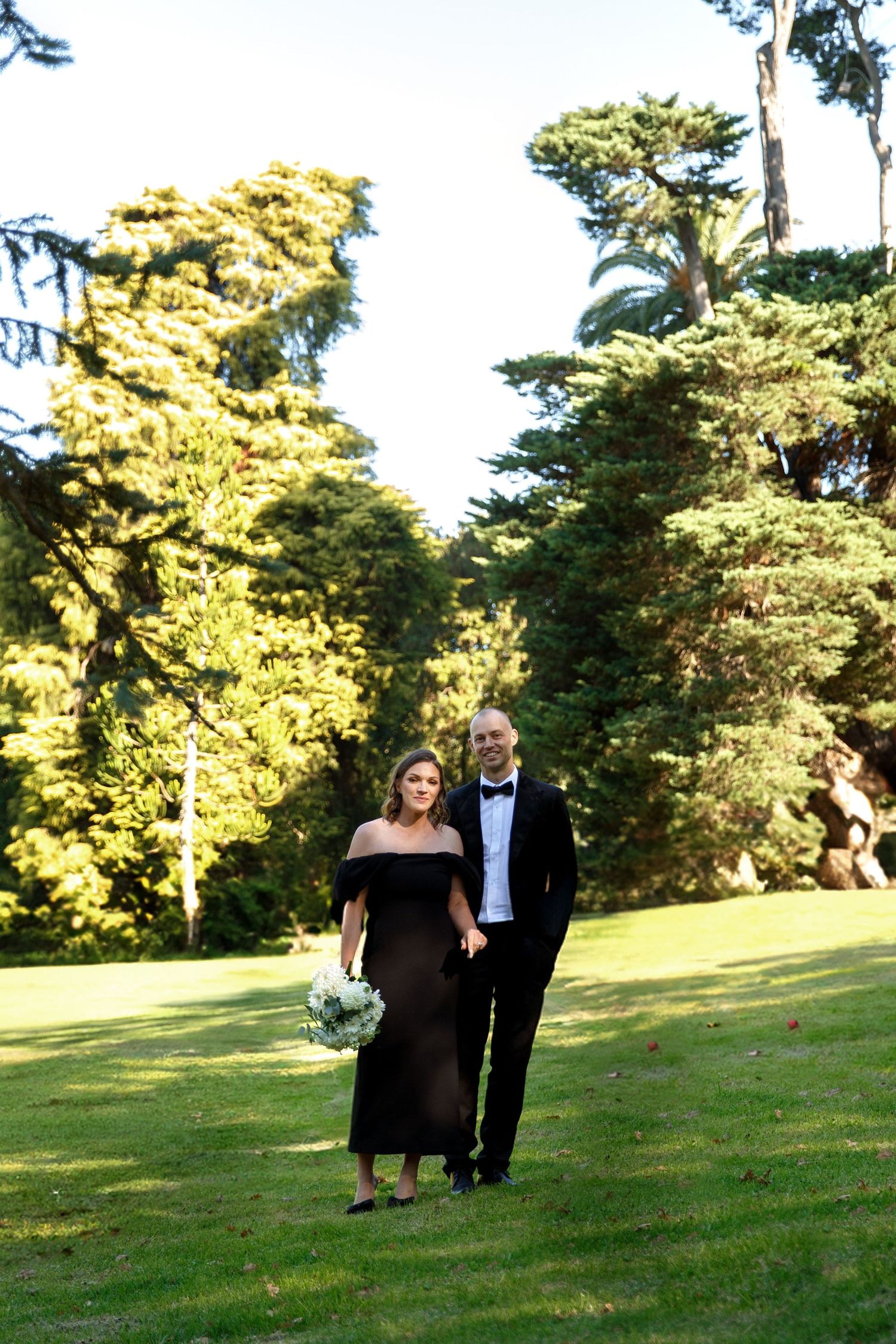 Outdoor couple photoshoot with natural movement and light