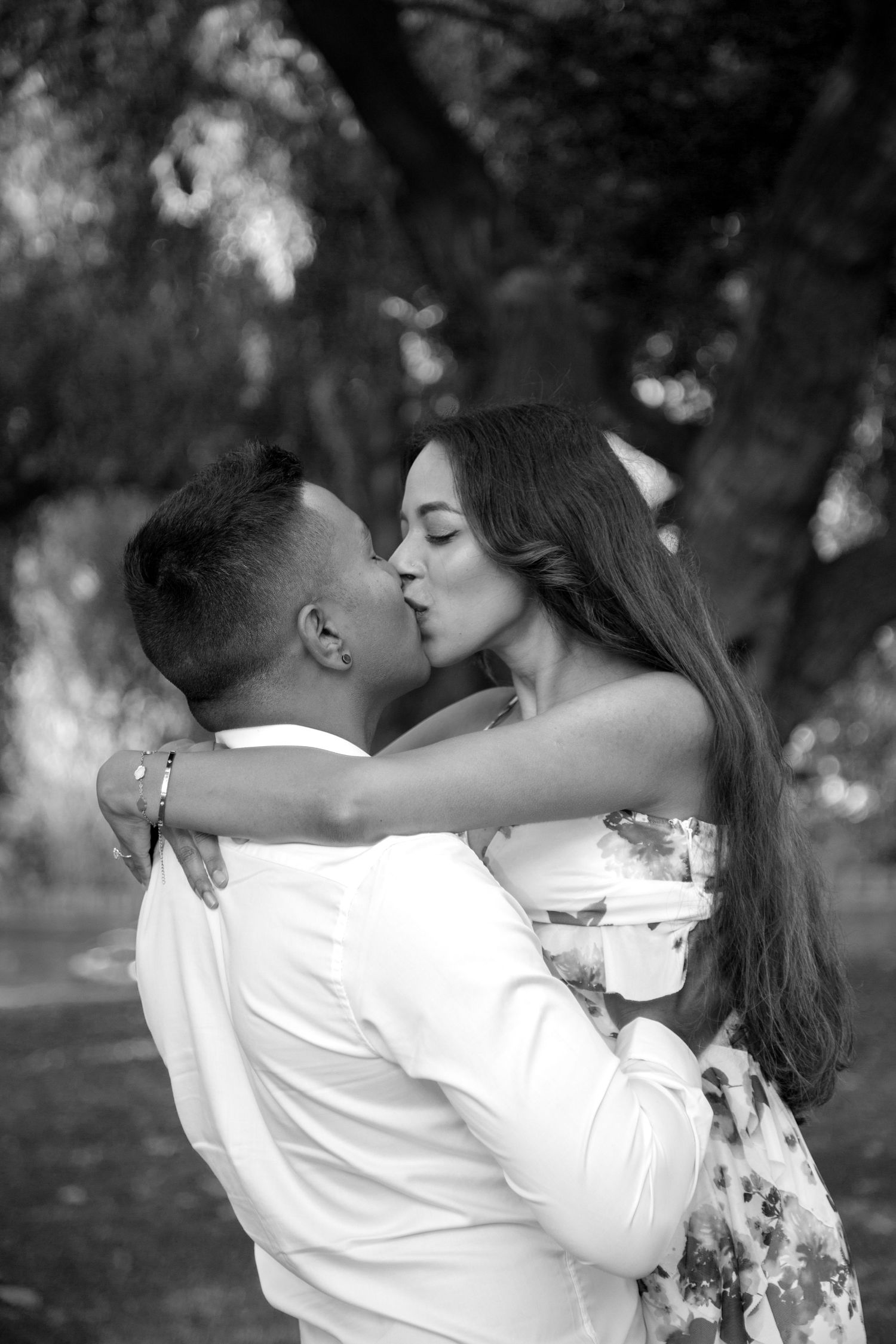 Outdoor love story photography capturing a couple in natural light