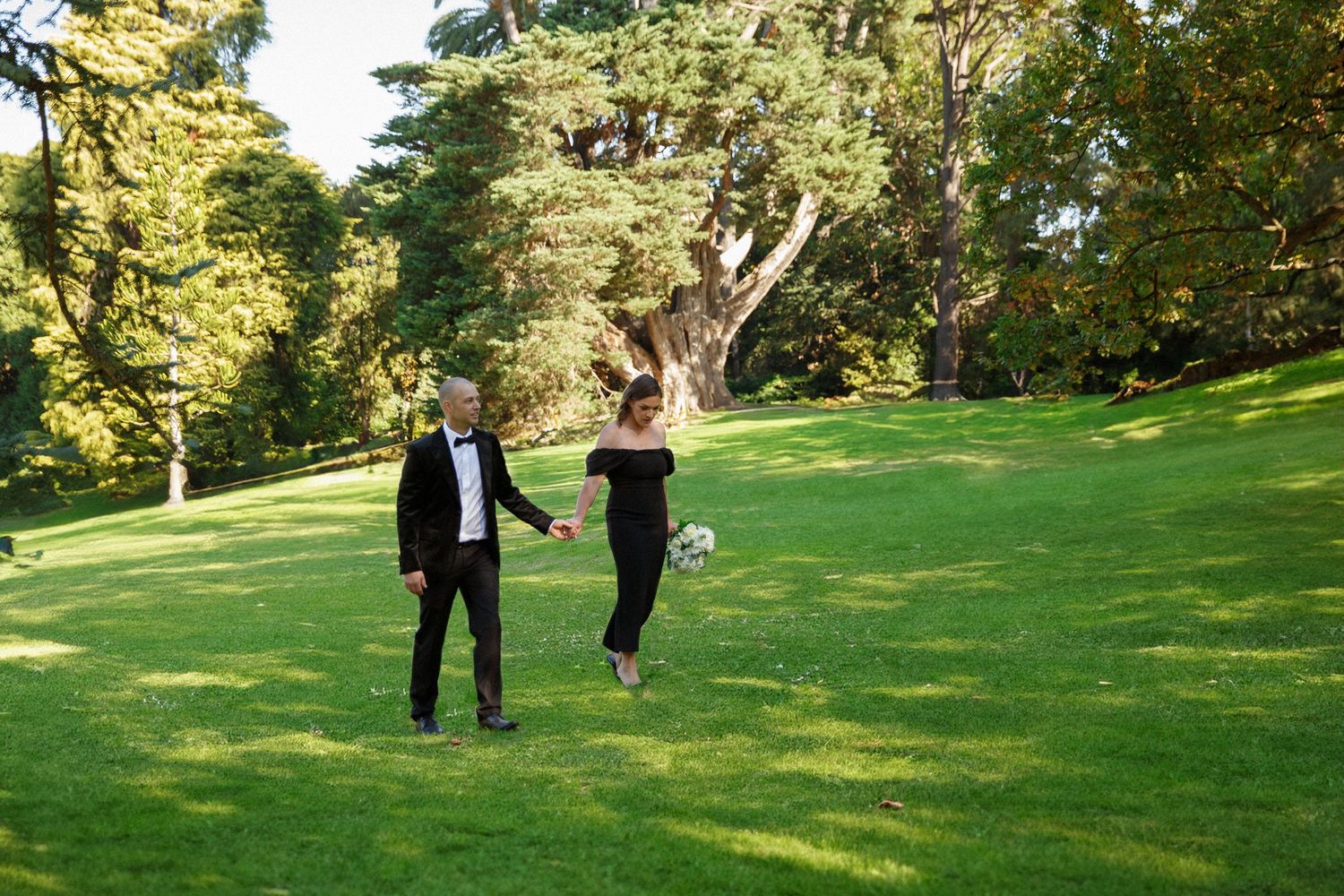 Engagement style photography session outdoors in Melbourne