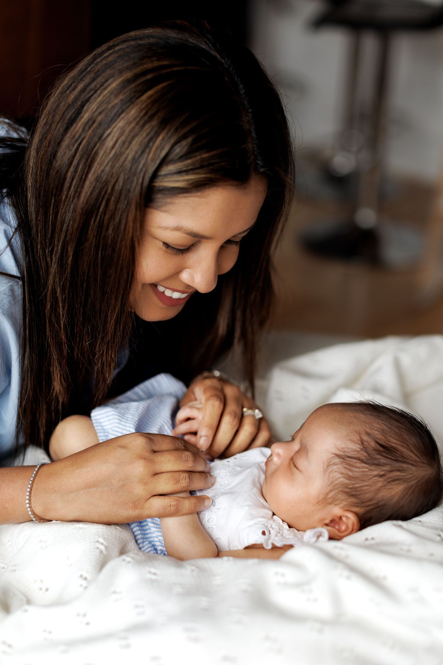 Newborn photography session focused on simplicity and calm