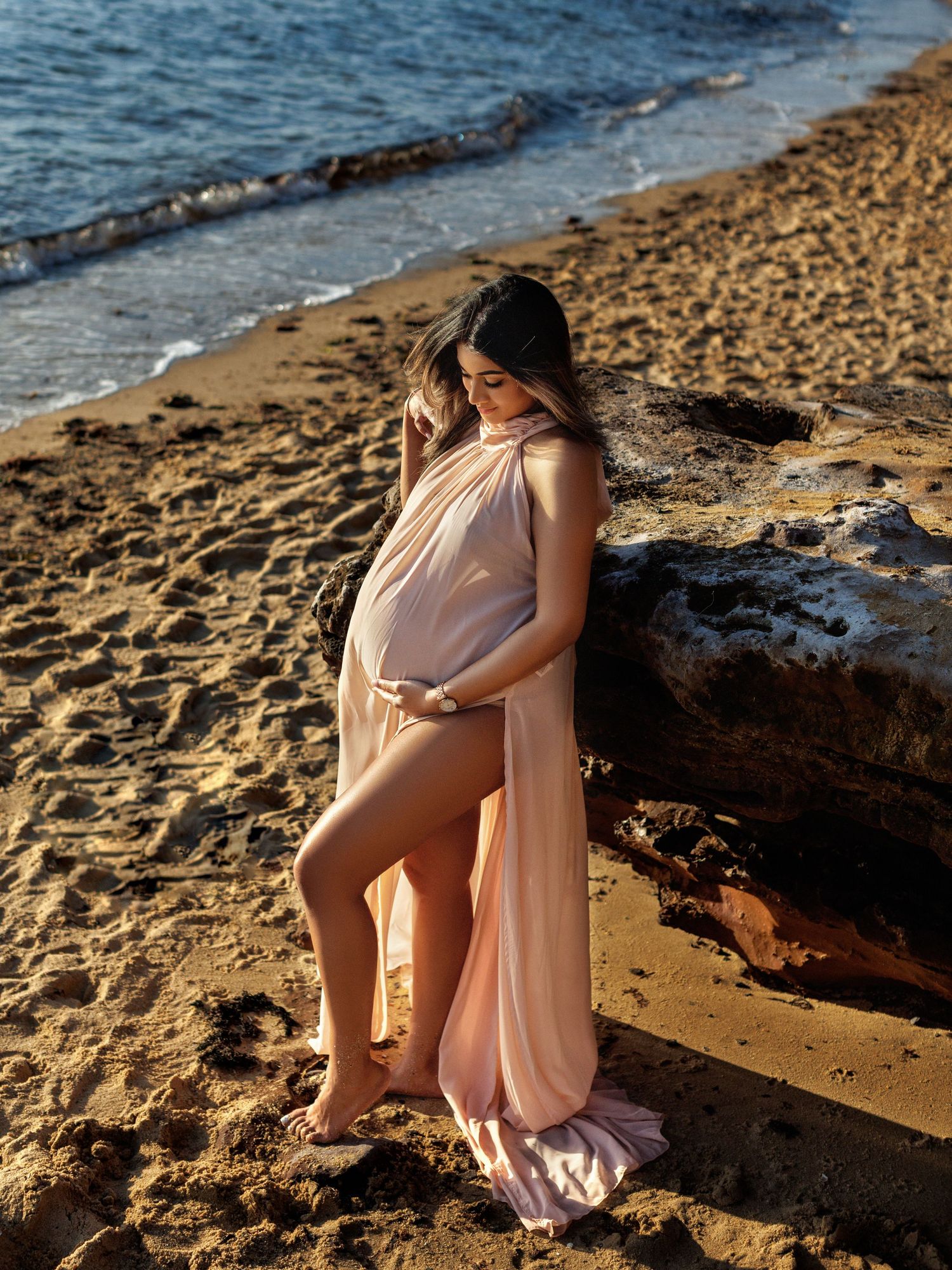 Maternity portrait capturing the journey of motherhood