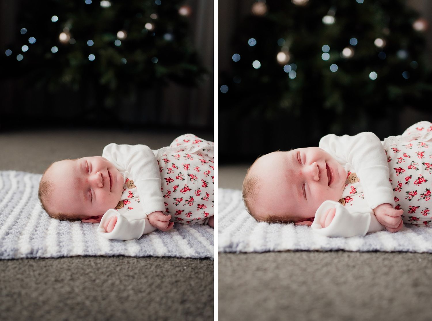 baby smiles