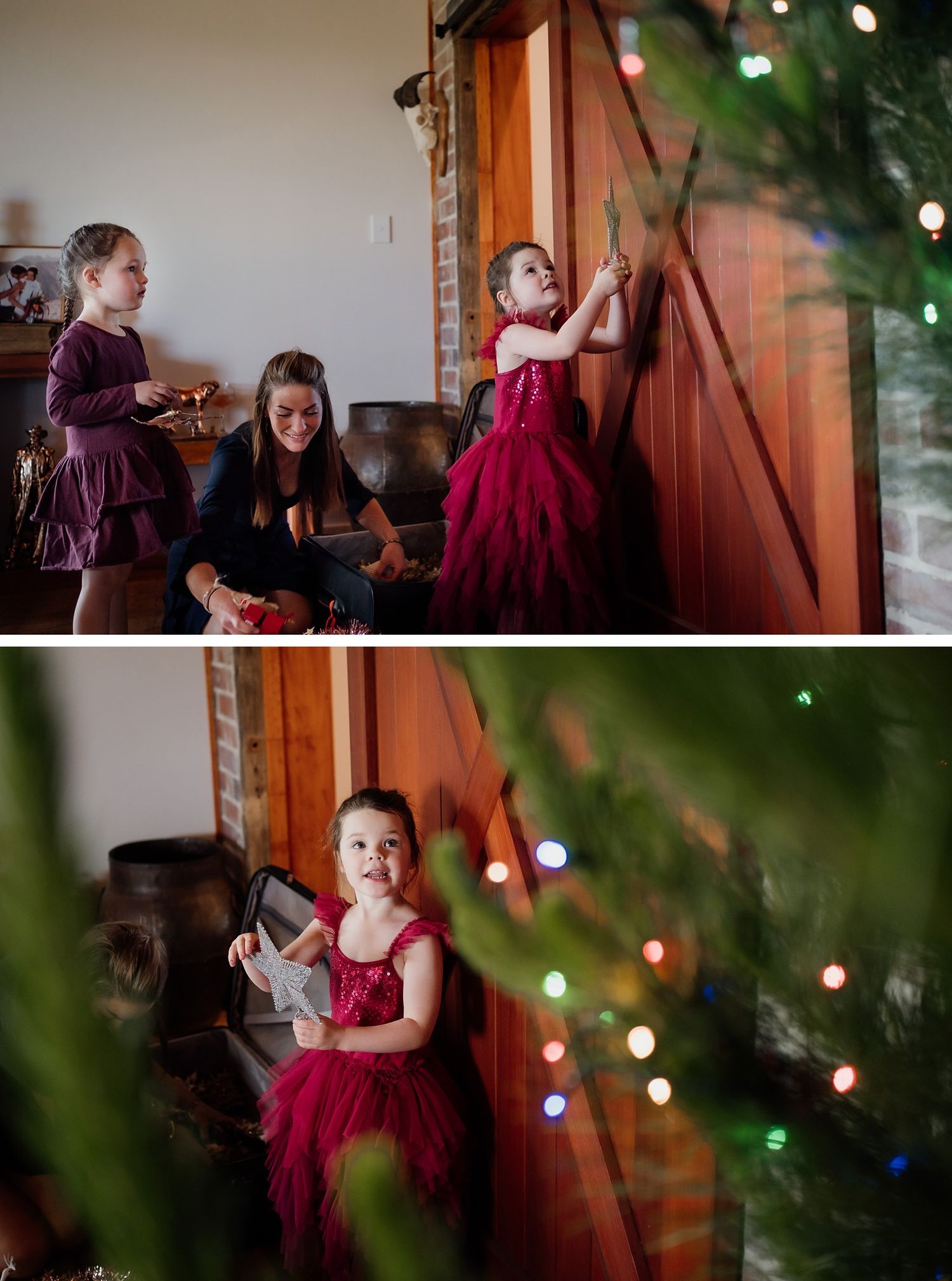 Decorating the tree