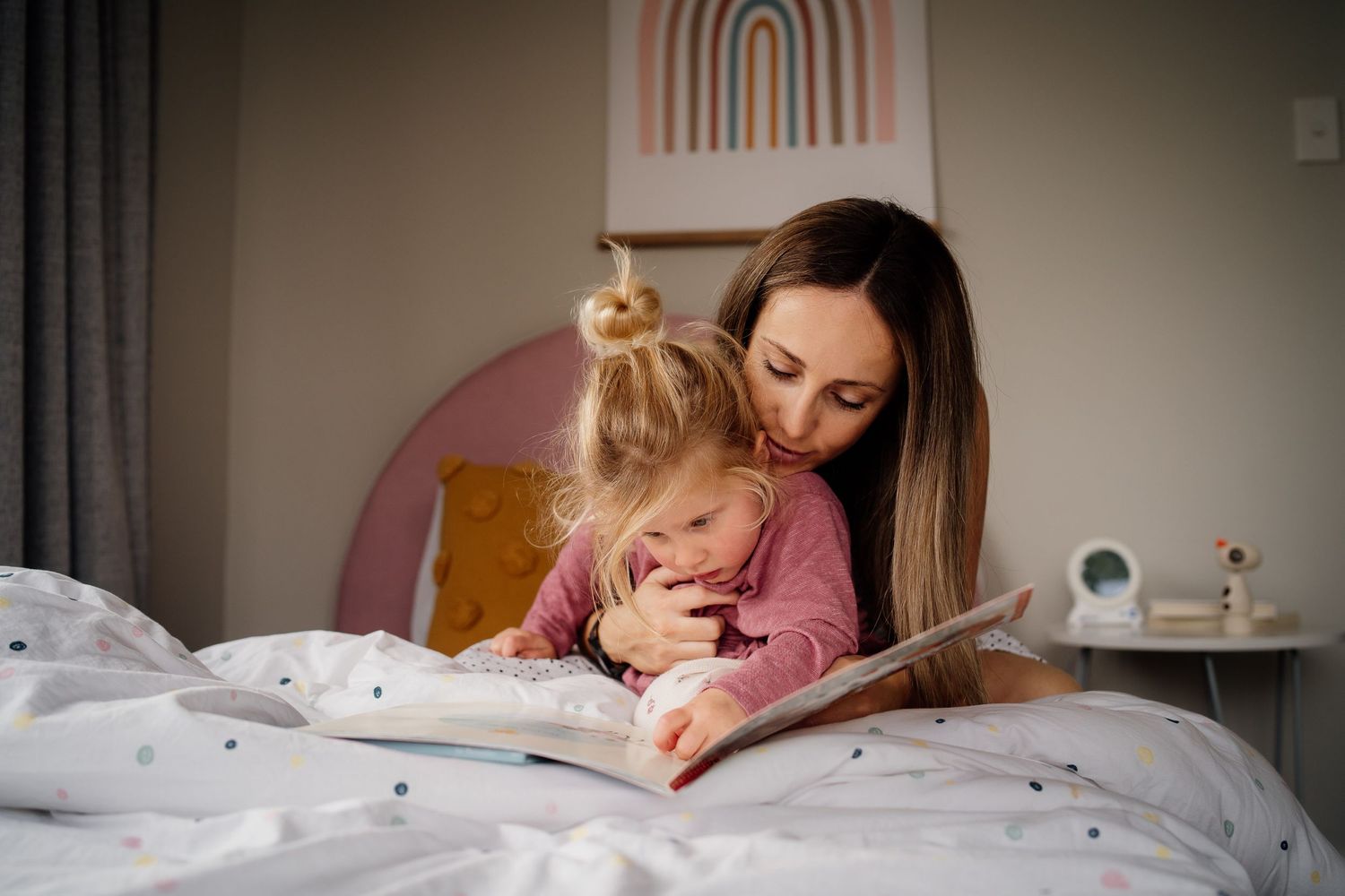 mum and child reading