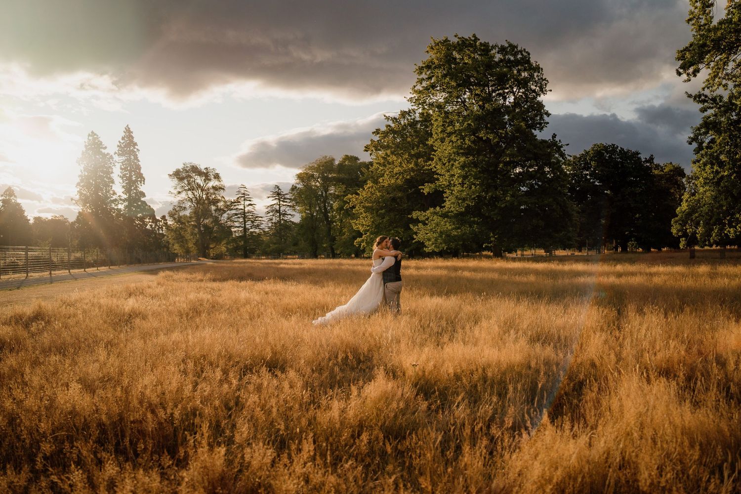 Sunset at Bangor Farm Darfield