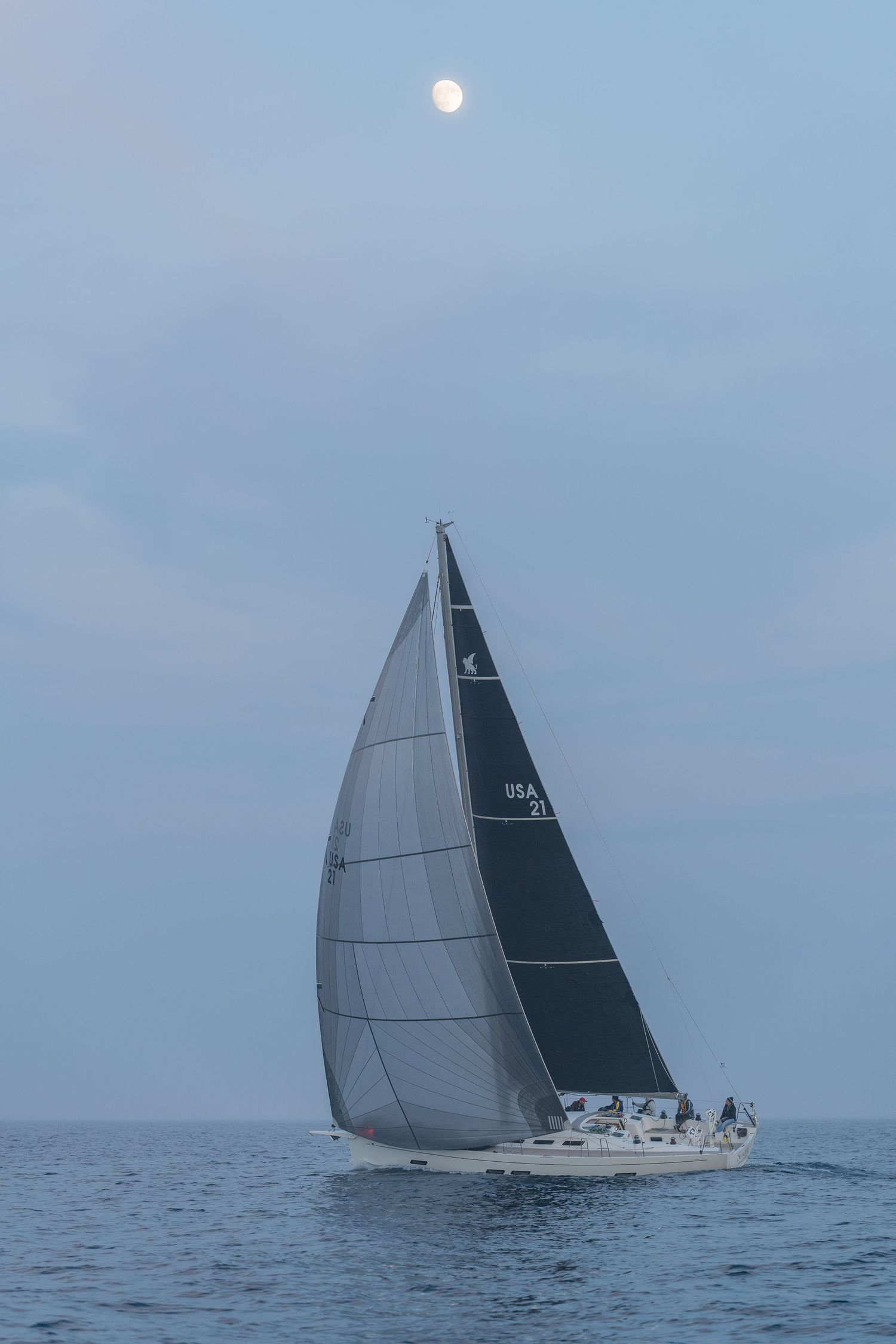sunset sail on lake michigan