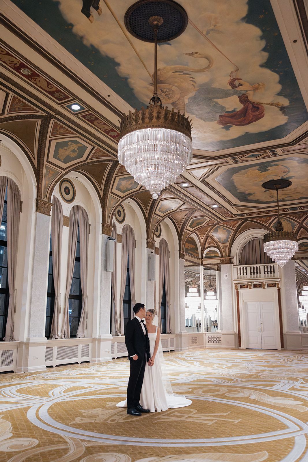 Couples portrait at Royal Fairmont Hotel Toronto