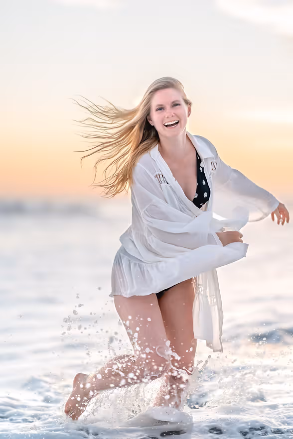 Kayla Koch Photo on the beach.