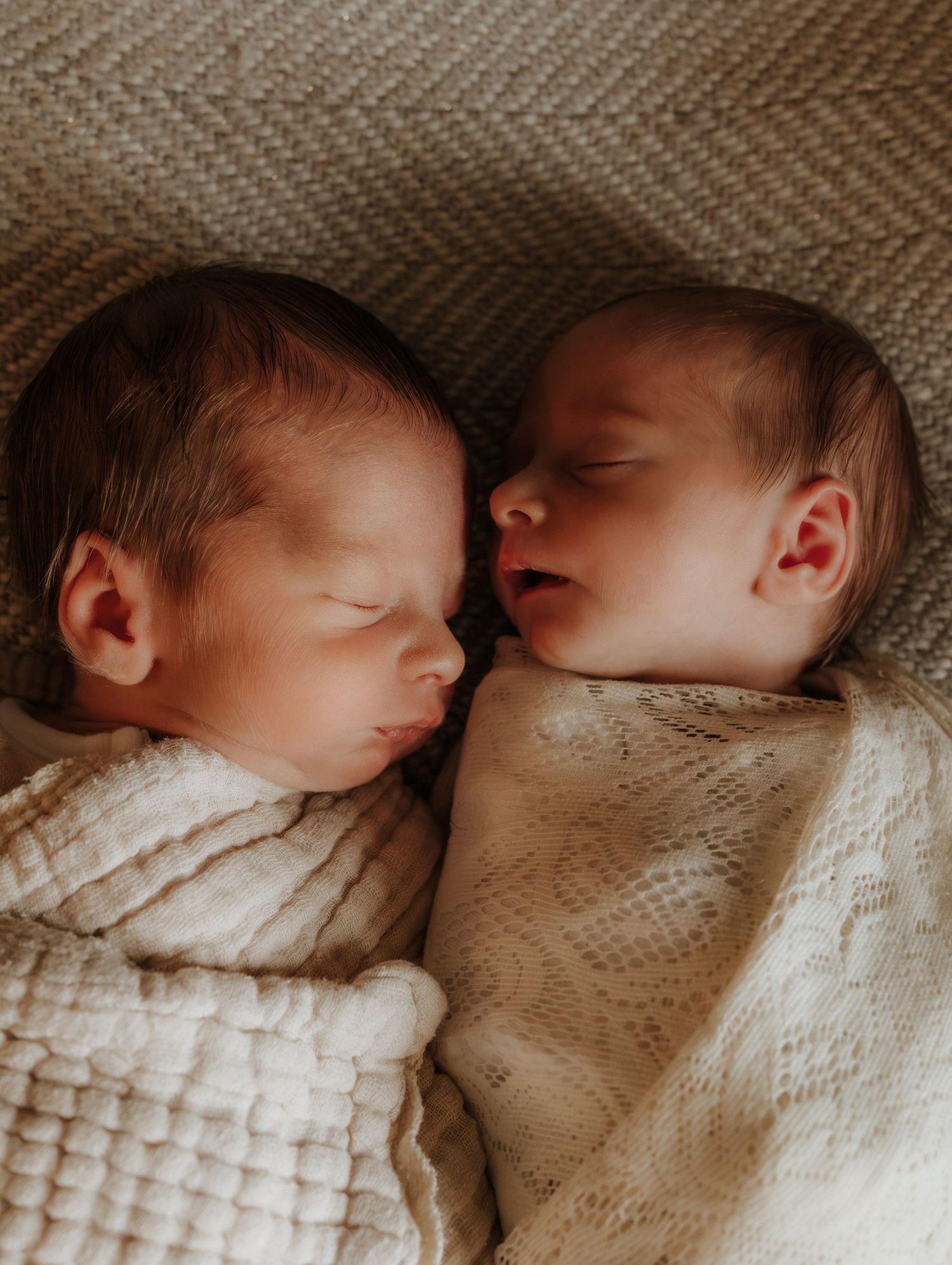 Oxfordshire newborn twins photographer