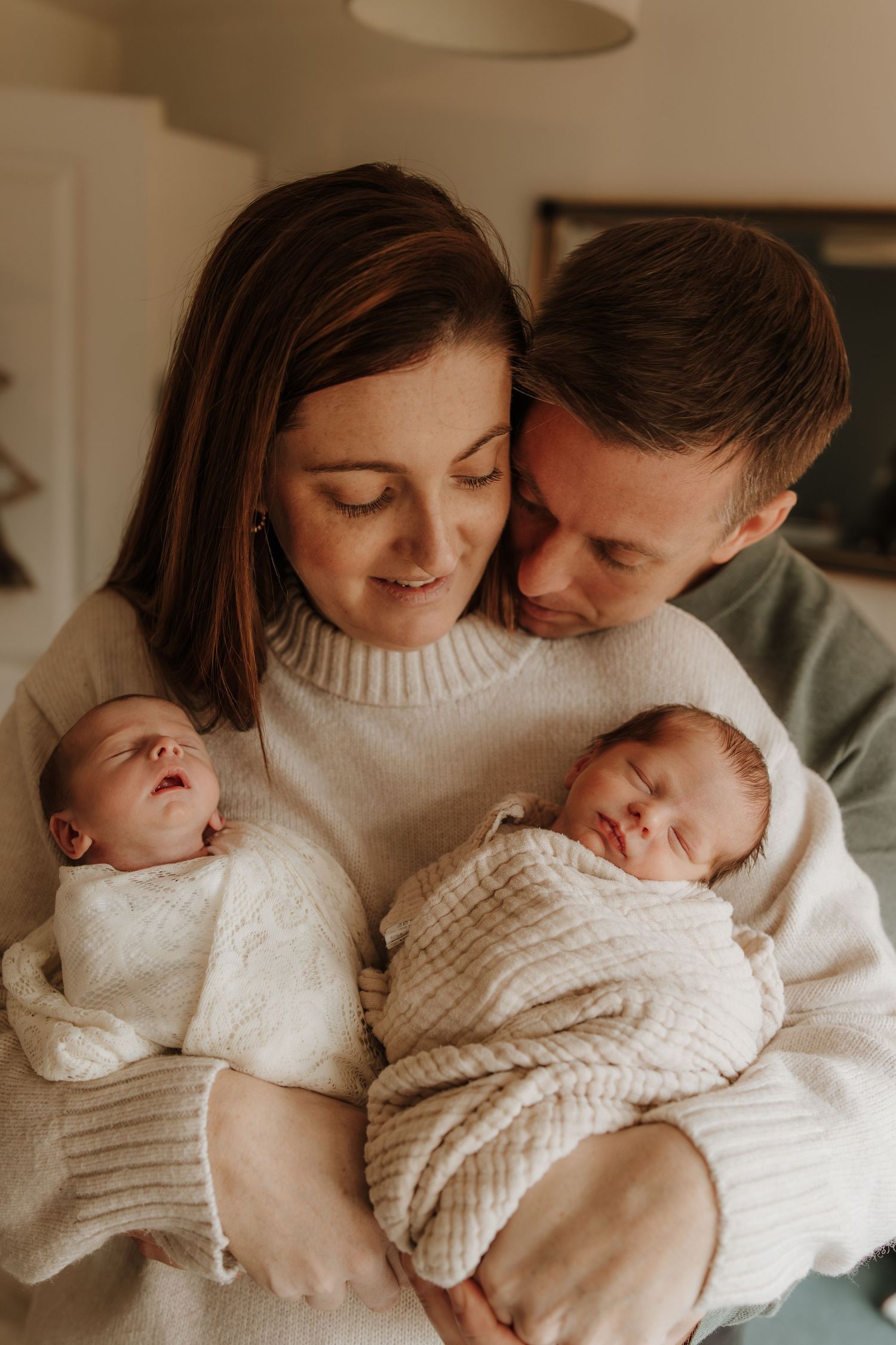 Oxfordshire newborn twins photographer
