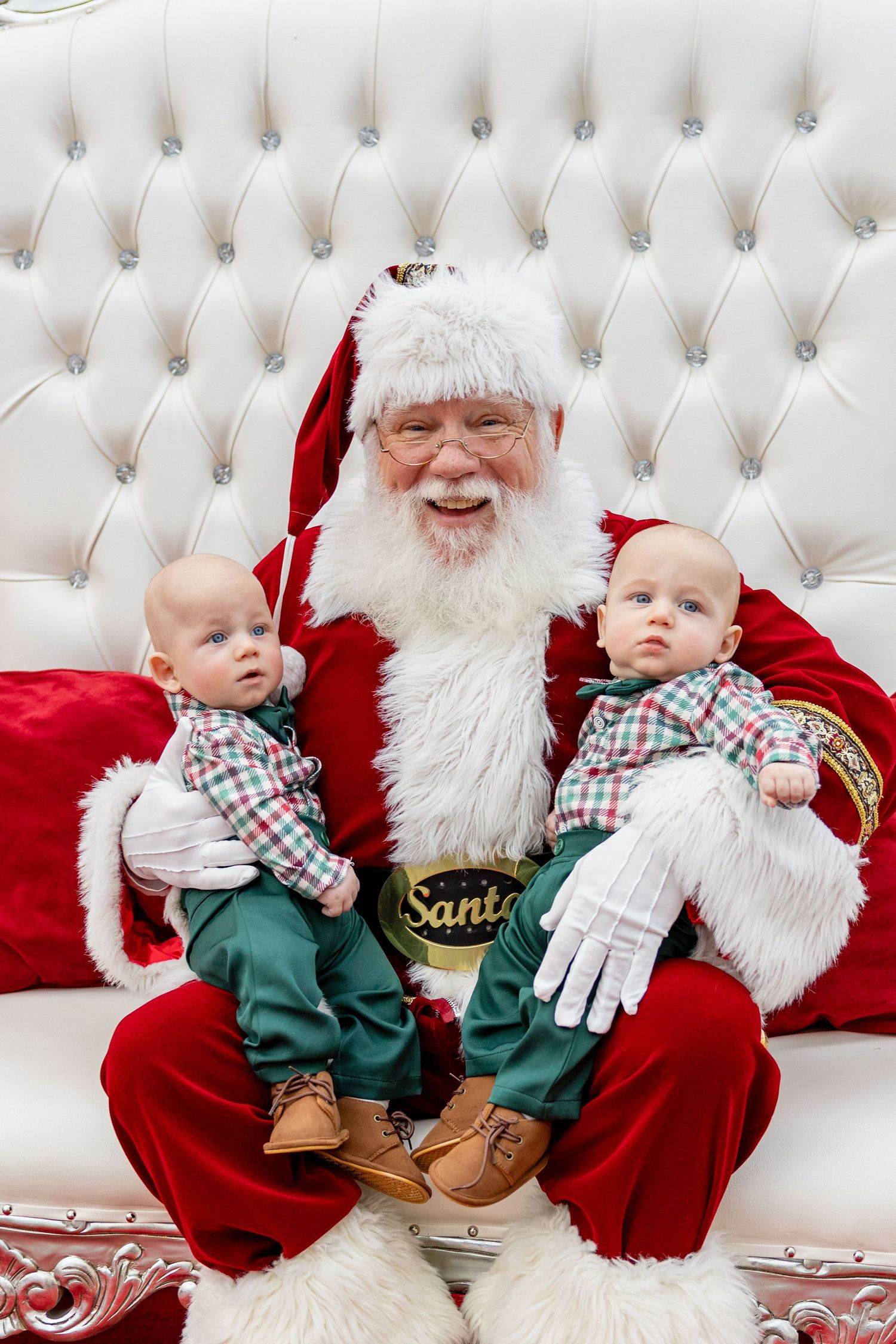 First photos with Santa - Fenton, NC Photos with Santa 2026 mini sessions in Cary, NC