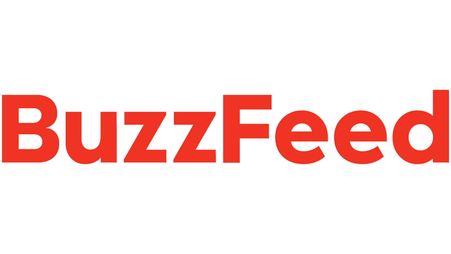 Red BuzzFeed logo text on white background.