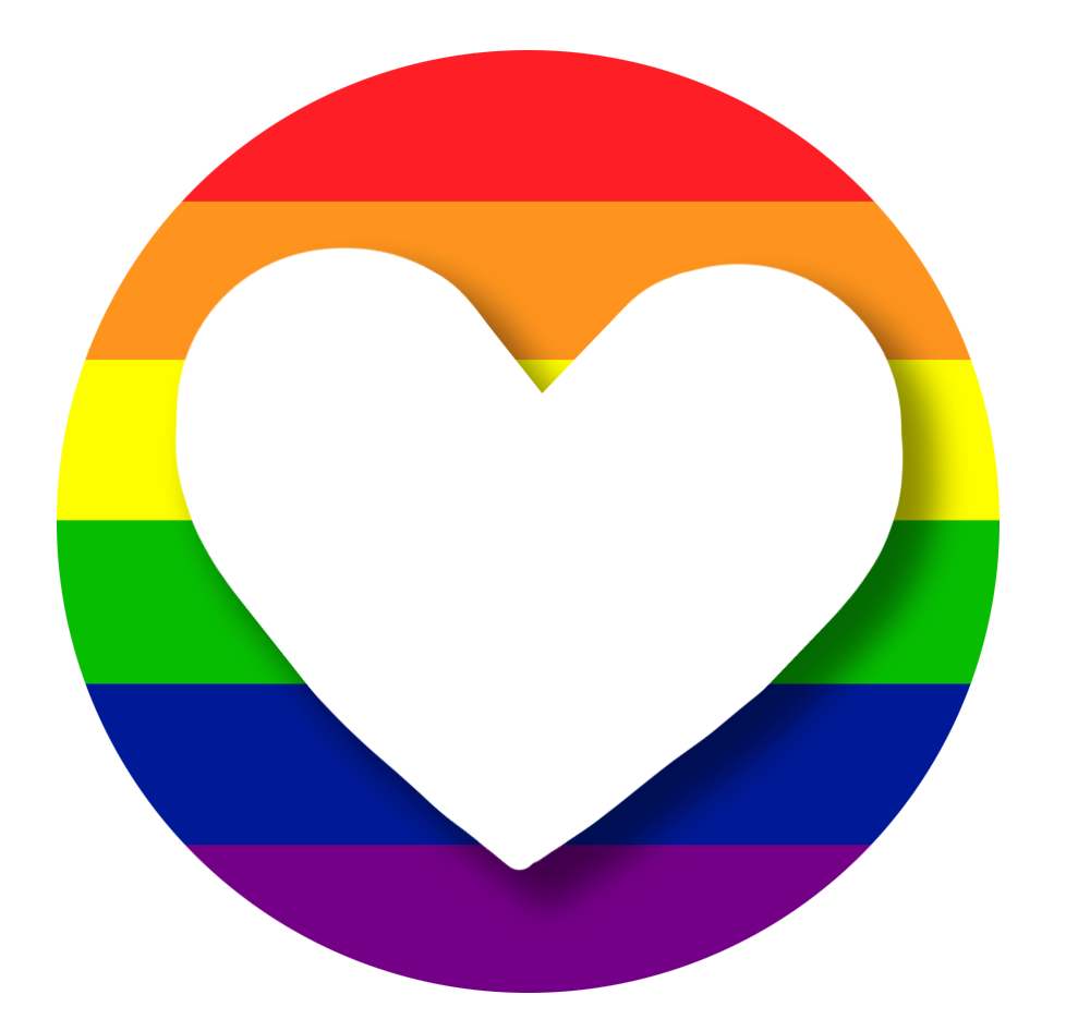 Rainbow heart. LGBTQ+ friendly photographer Perth WA - Kelly Chapman Photographer Perth
