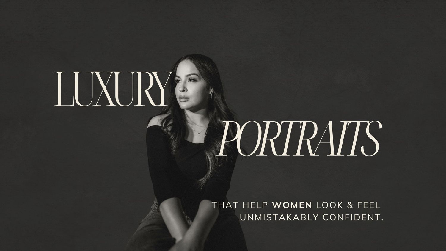 A collection of black and white fashion magazine portraits showing elegant poses and confident styling.