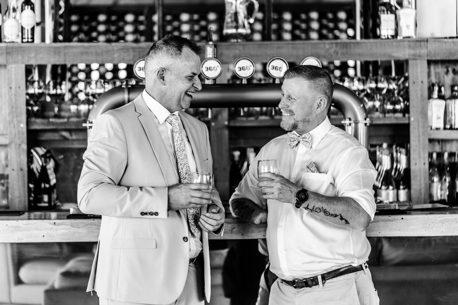 Historical black and white photos show people sharing and enjoying Coca-Cola beverages at retail establishments.