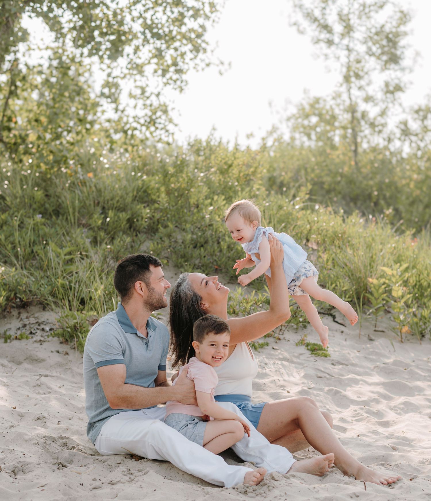 Lifestyle Family Photography in Prince Edward County at Sandbanks Provincial Park