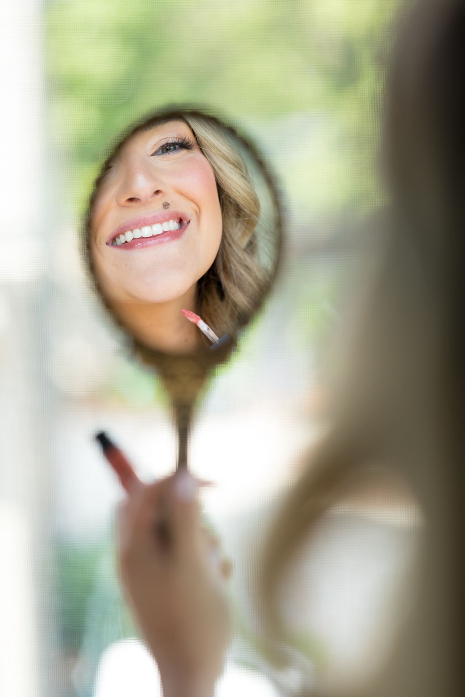 Close-up artistic portraits showing partial views and expressions.