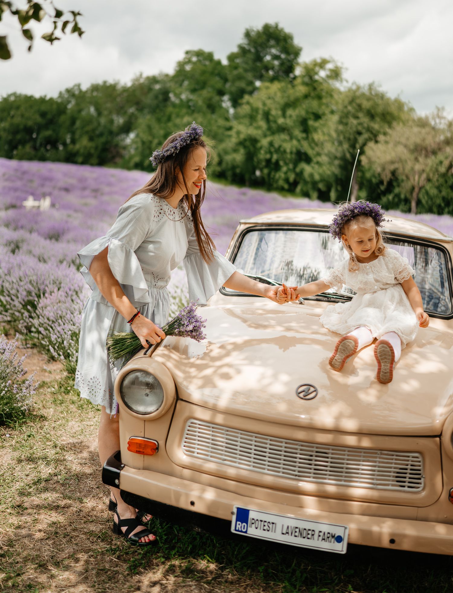 Lavanda din Suceava, Ipotești. Momente speciale alături de familie. Portret familie