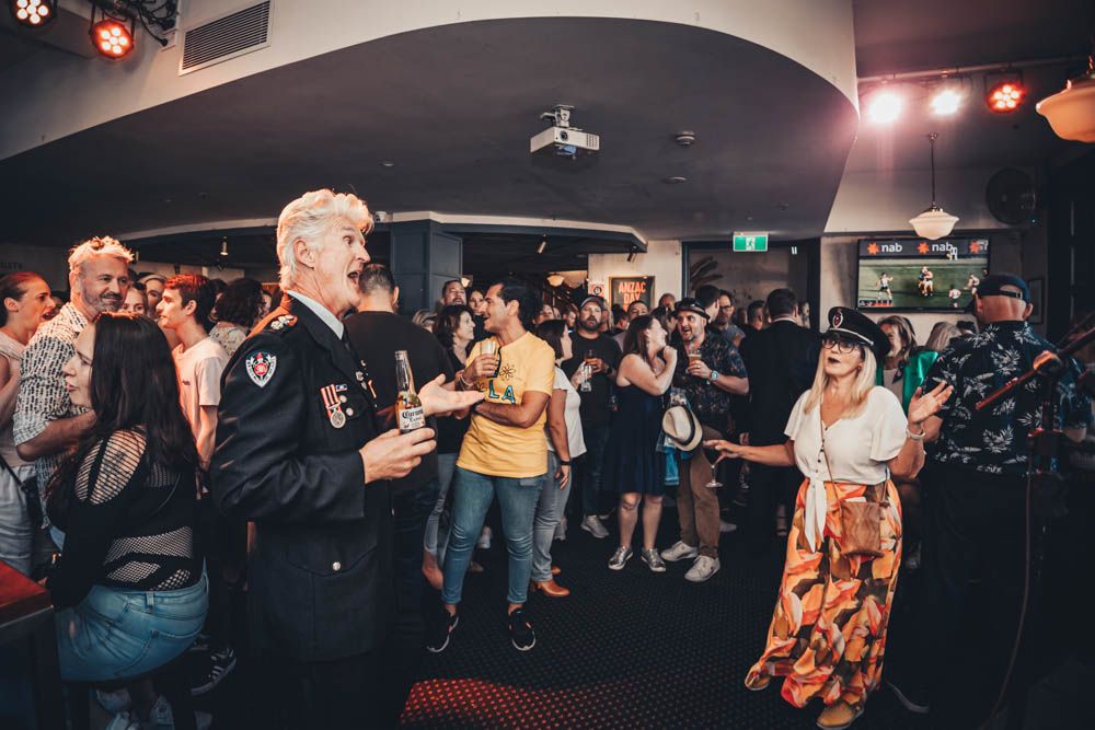 candid photo of a nightlife party in sydney by sam haber