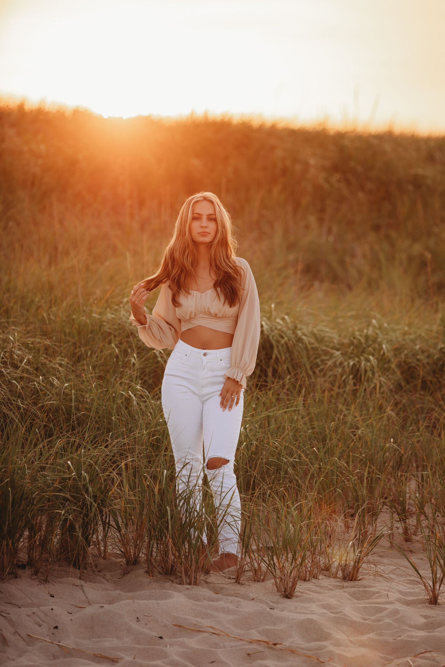 senior beach phot