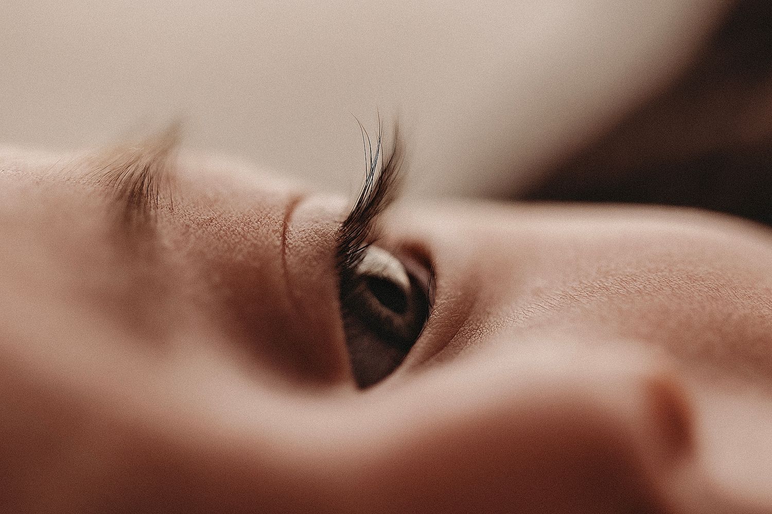 newborn baby details, macro eye shot geelong photographer