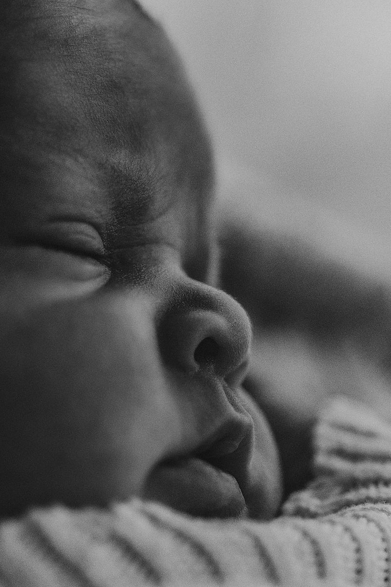 sleeping newborn macro details photography geelong
