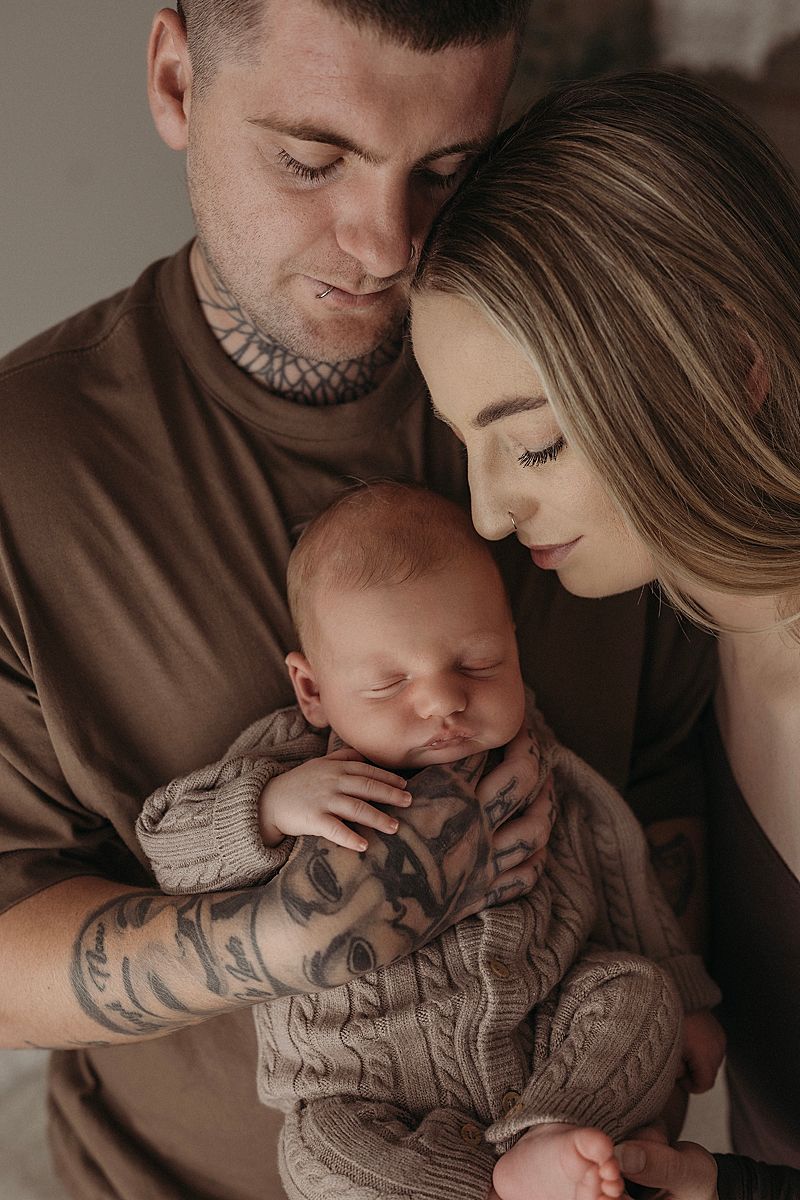 emotional mother and baby moment newborn photography geelong