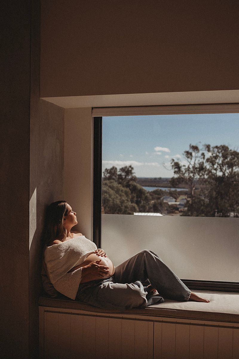 maternity in home session geelong
