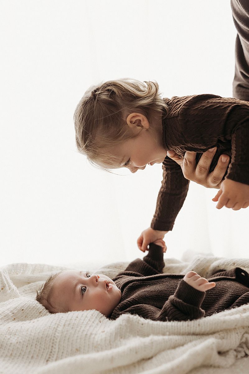 sibling photography newborn session geelong
