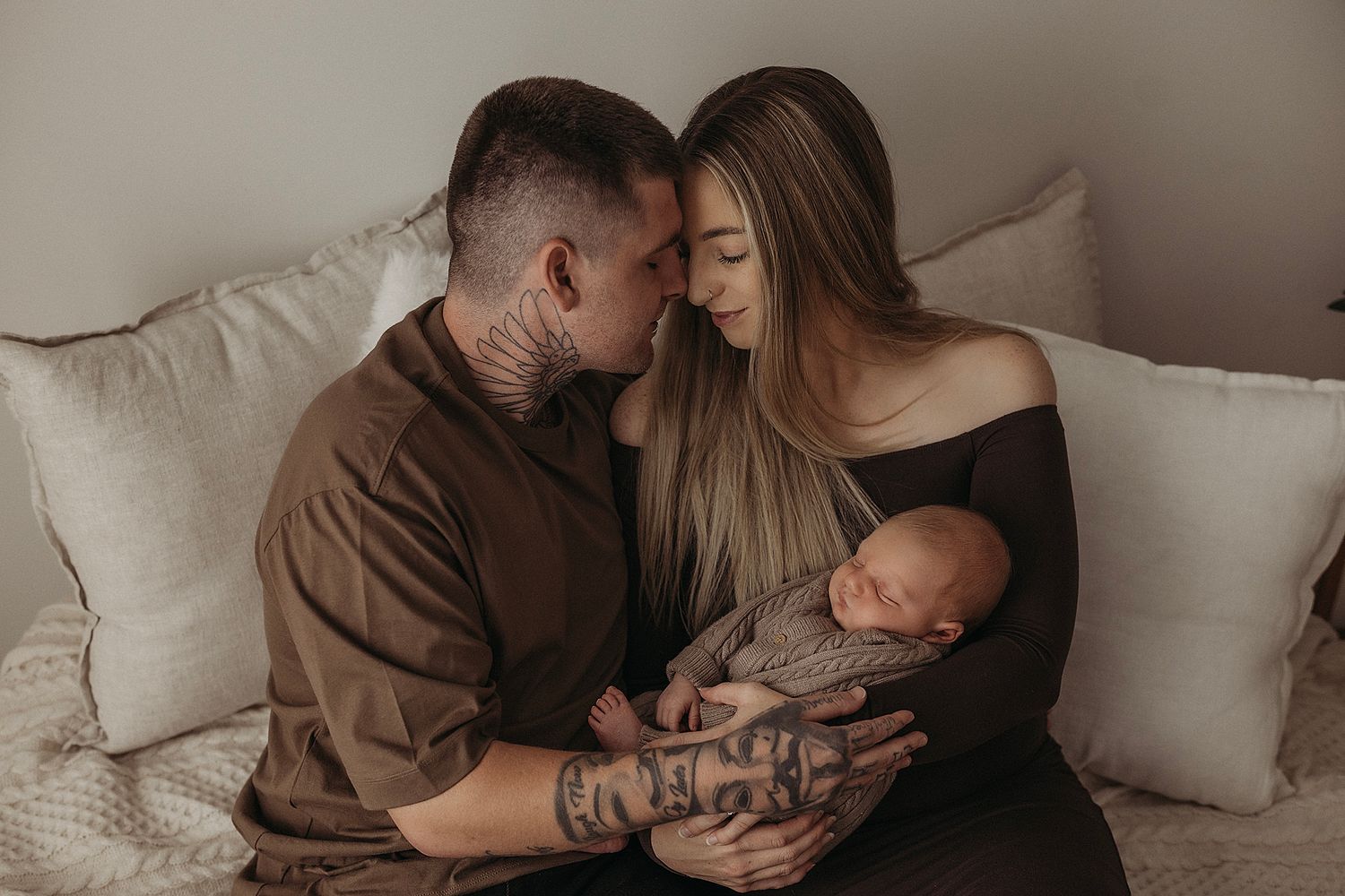 newborn baby natural pose studio photographer geelong