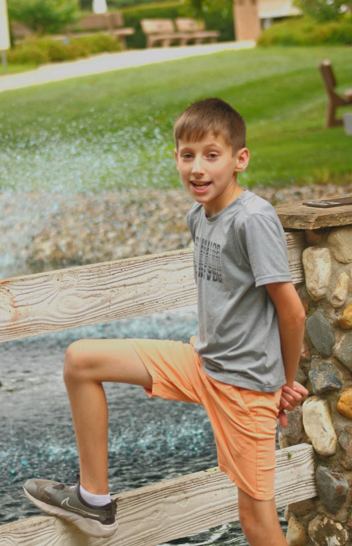 Trinity Heights, Sioux City, Iowa, fountain portrait