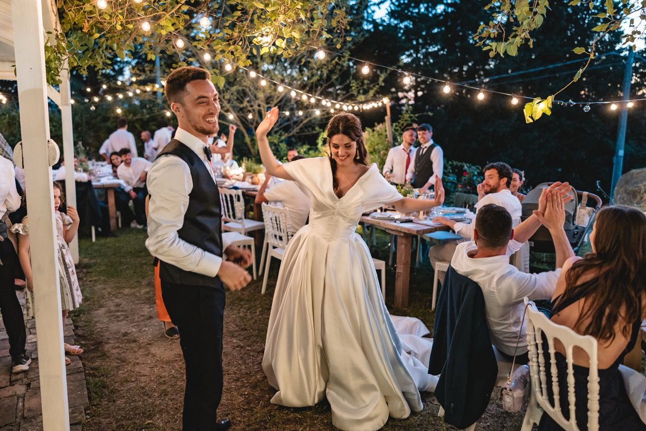 allestimento tavoli matrimonio paese dei campanelli in toscana