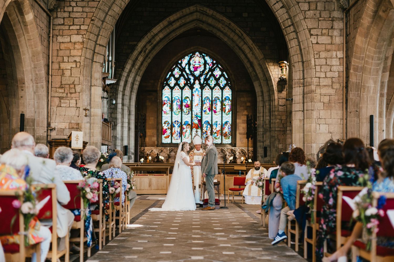 St Asaph Cathedral wedding.