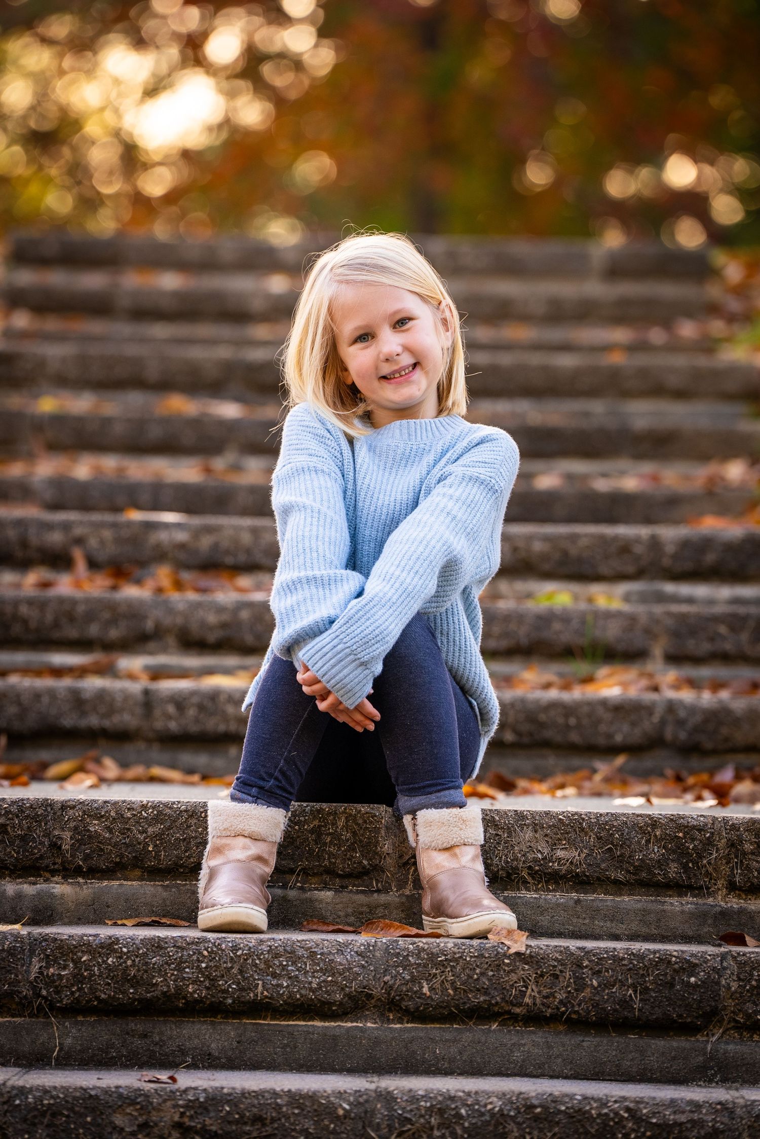 Kid Fall Portrait