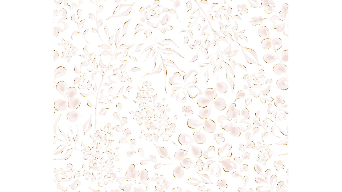 Abstract light beige floral pattern on white background.
