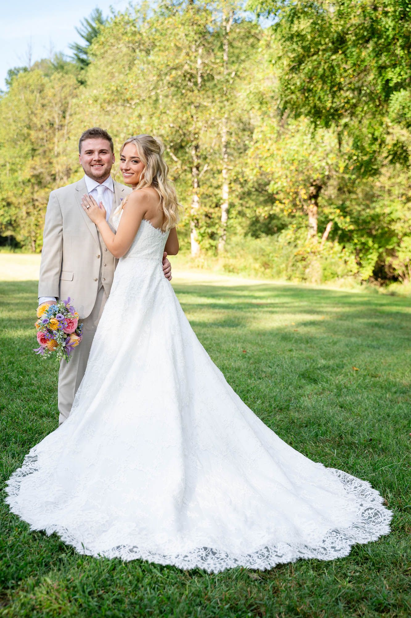 photo of a Wedding Couple during their portrait session in Columbus Georgia