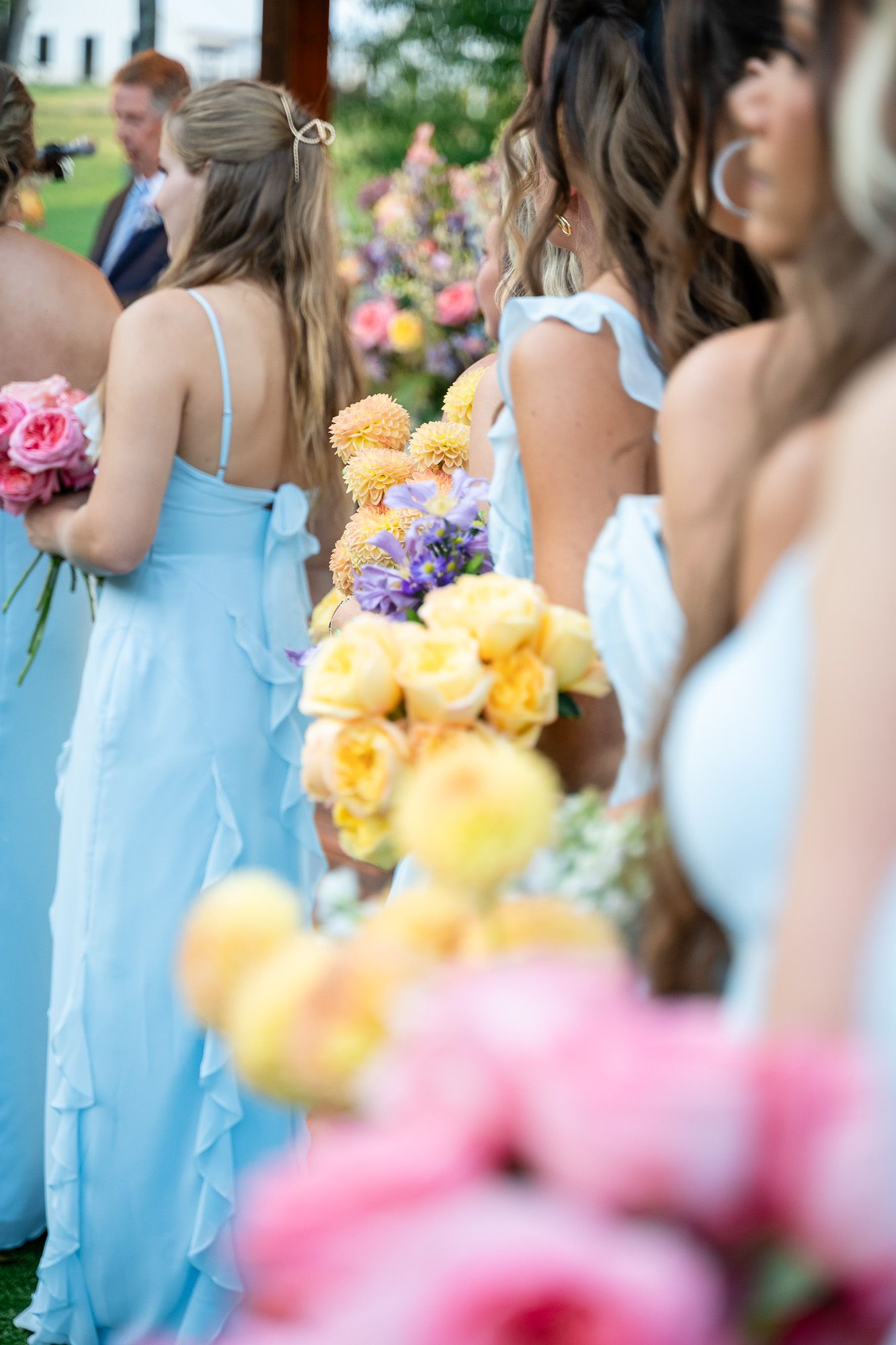 photo of beautiful Bridesmaids at a wedding in atlanta georgia
