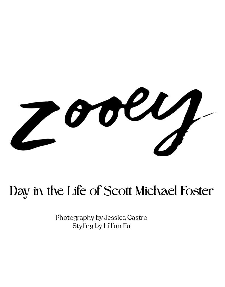 Black handwritten Zoey text logo design on dark background.
