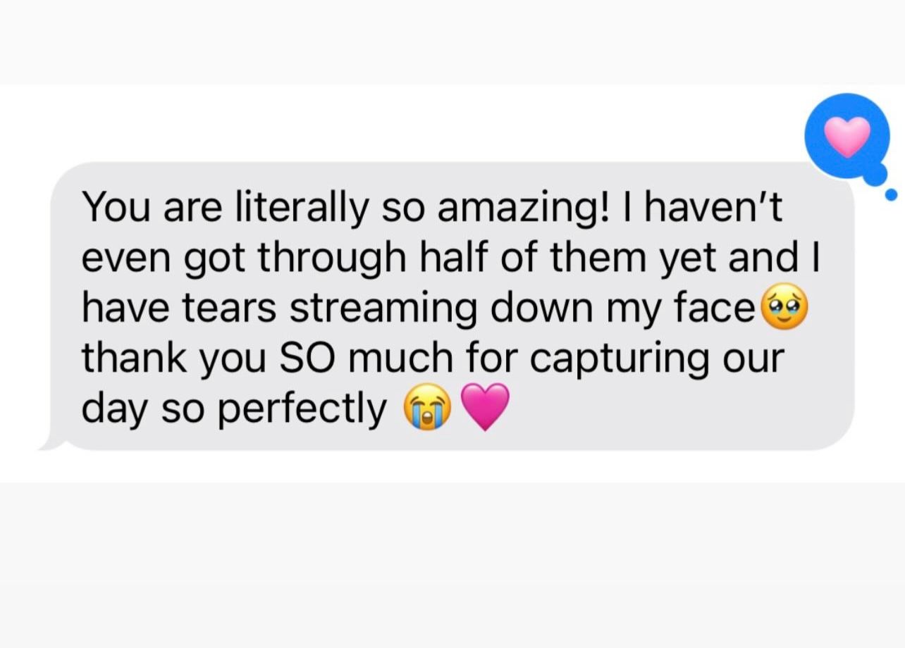Client testimonial.