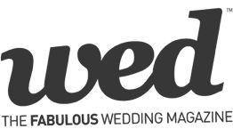 Wed The Fabulous Wedding Magazine logo in dark grey script font.