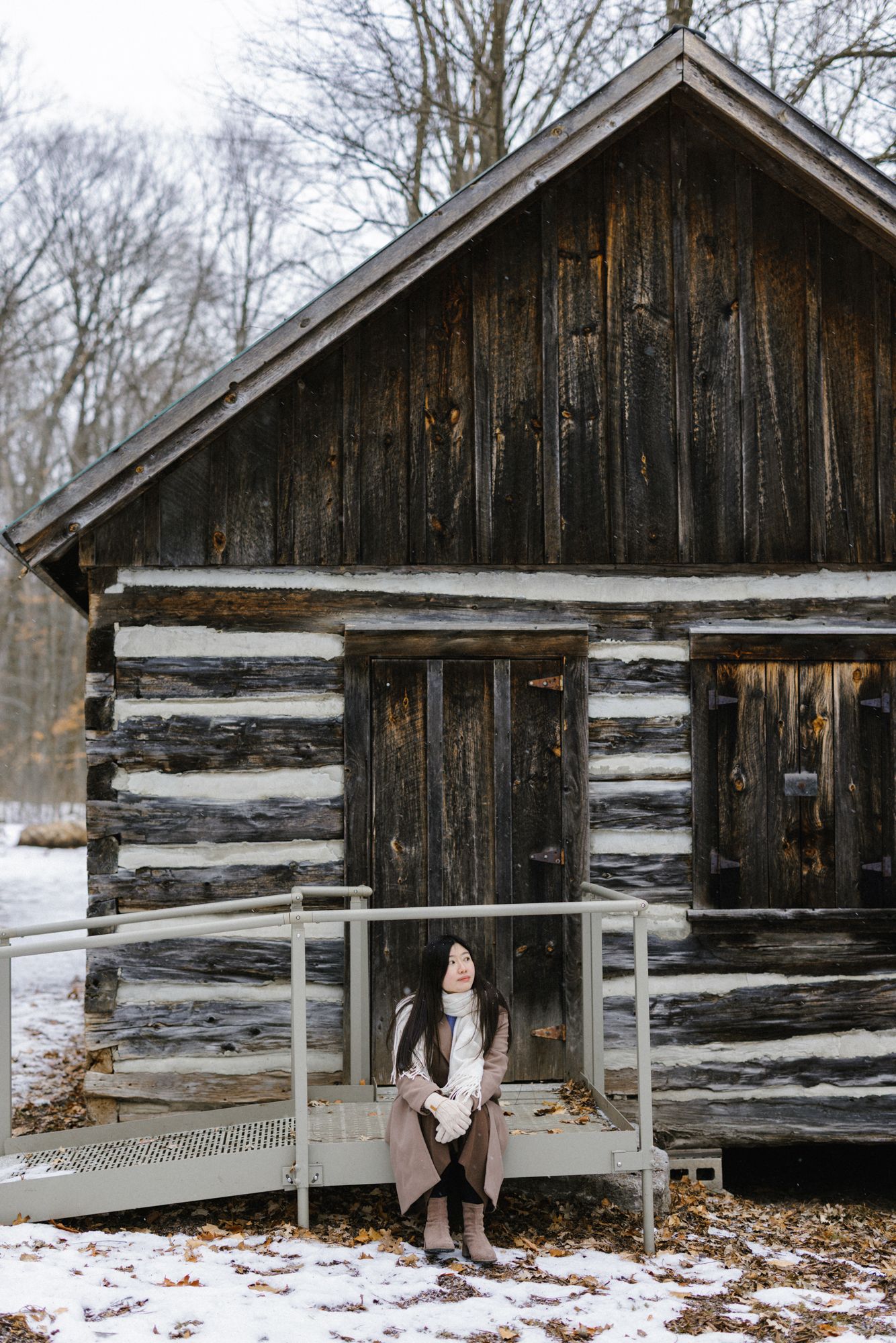 Engagement photography in Winter Toronto