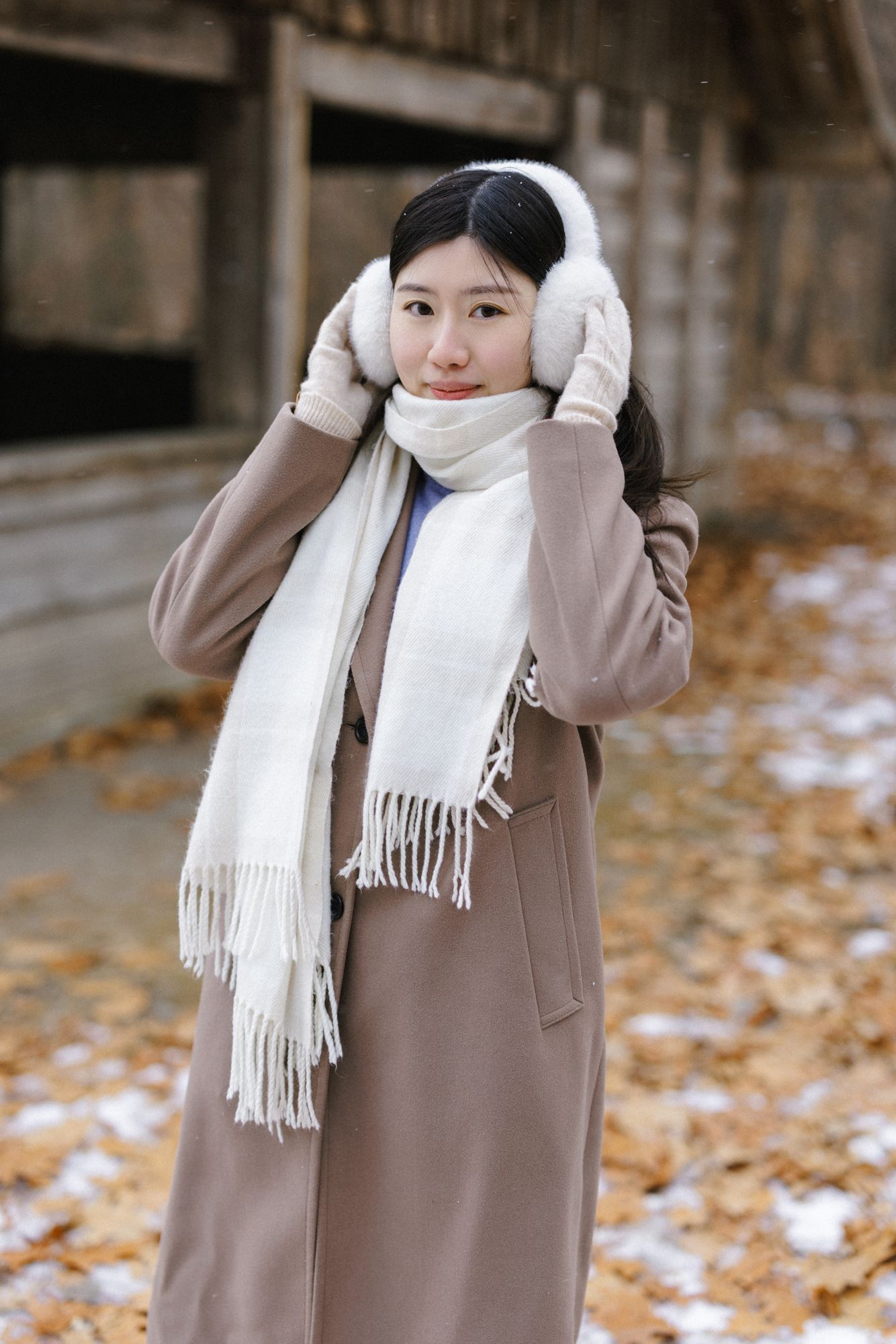 Engagement photography in Winter Toronto
