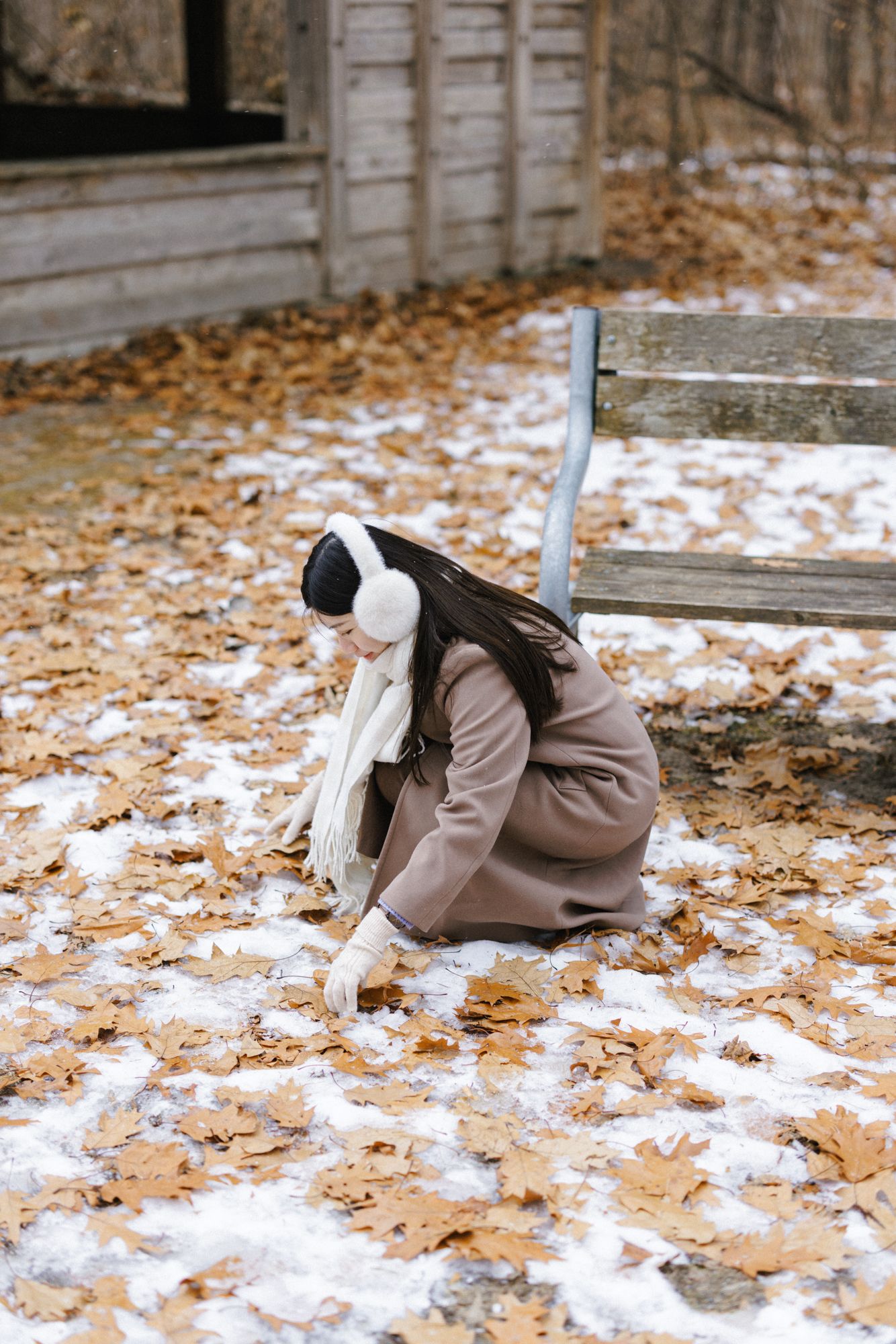 Engagement photography in Winter Toronto