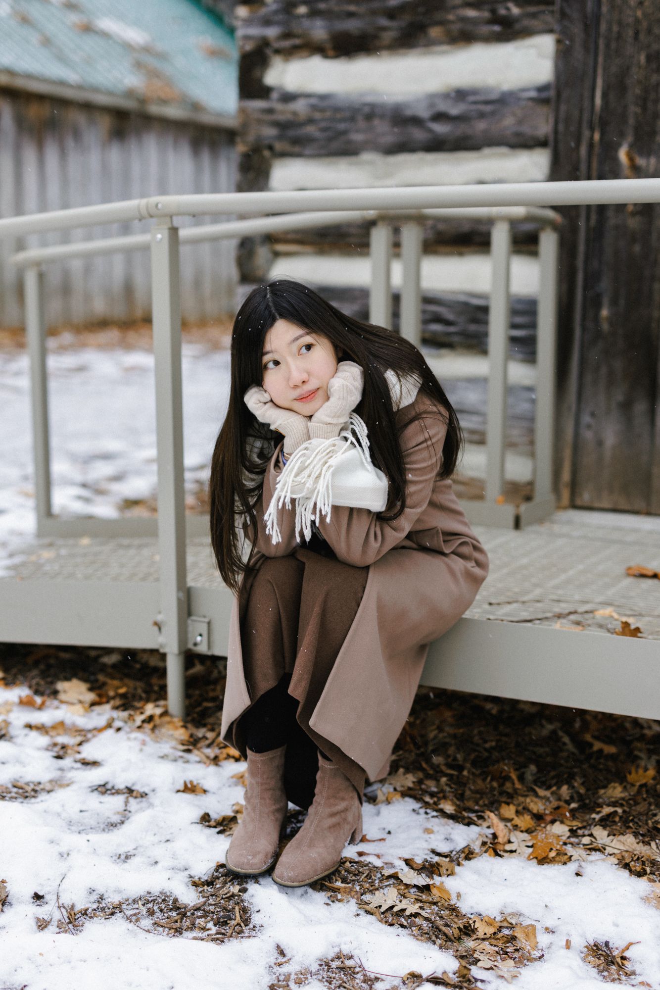 Engagement photography in Winter Toronto
