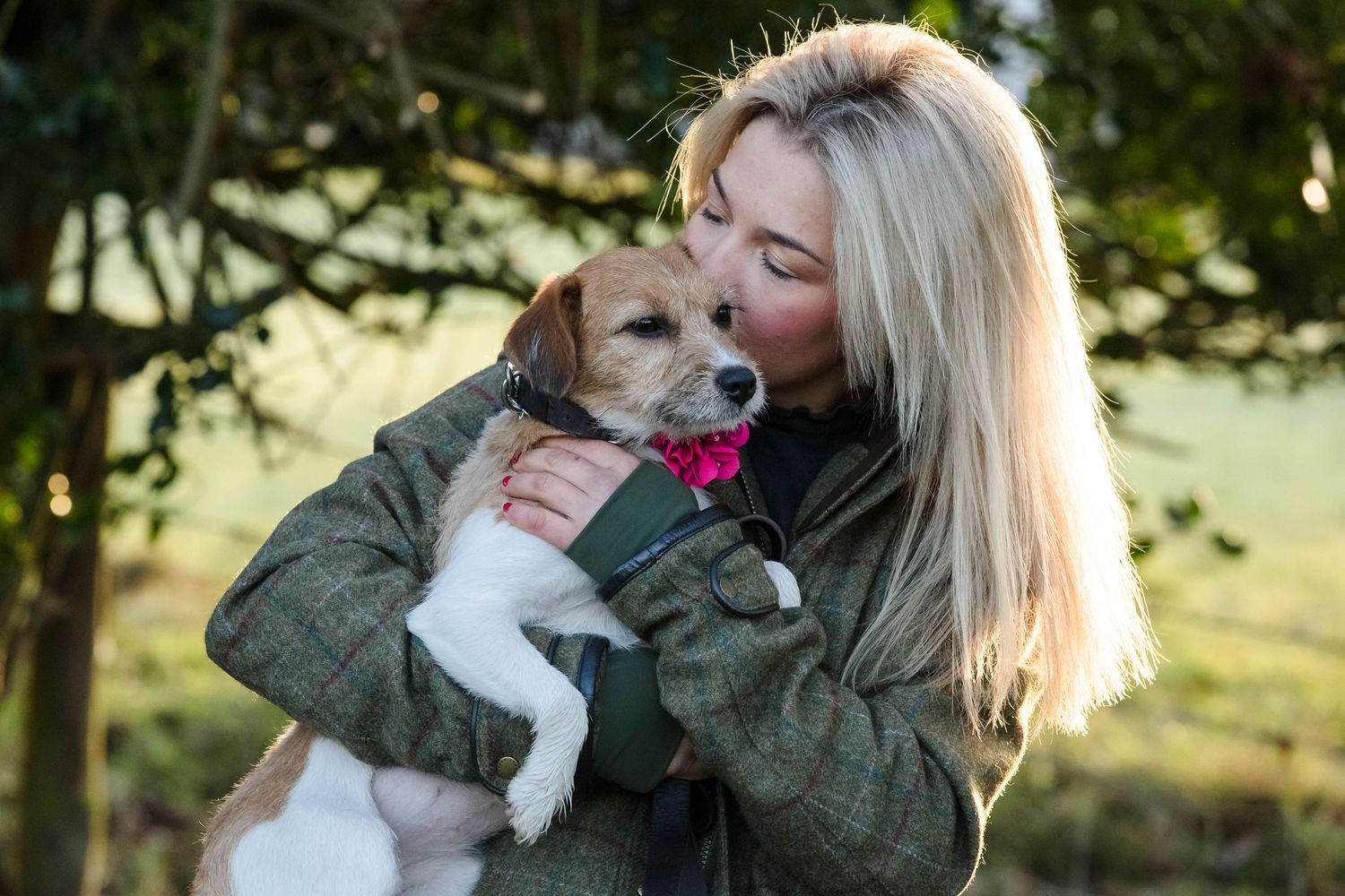 Dog and owner outdoor photo shoot Lancaster