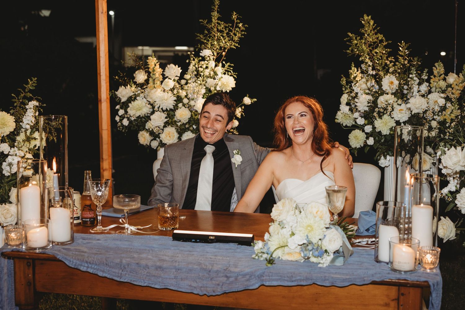 wedding speeches candid moments Central Queensland wedding reception
