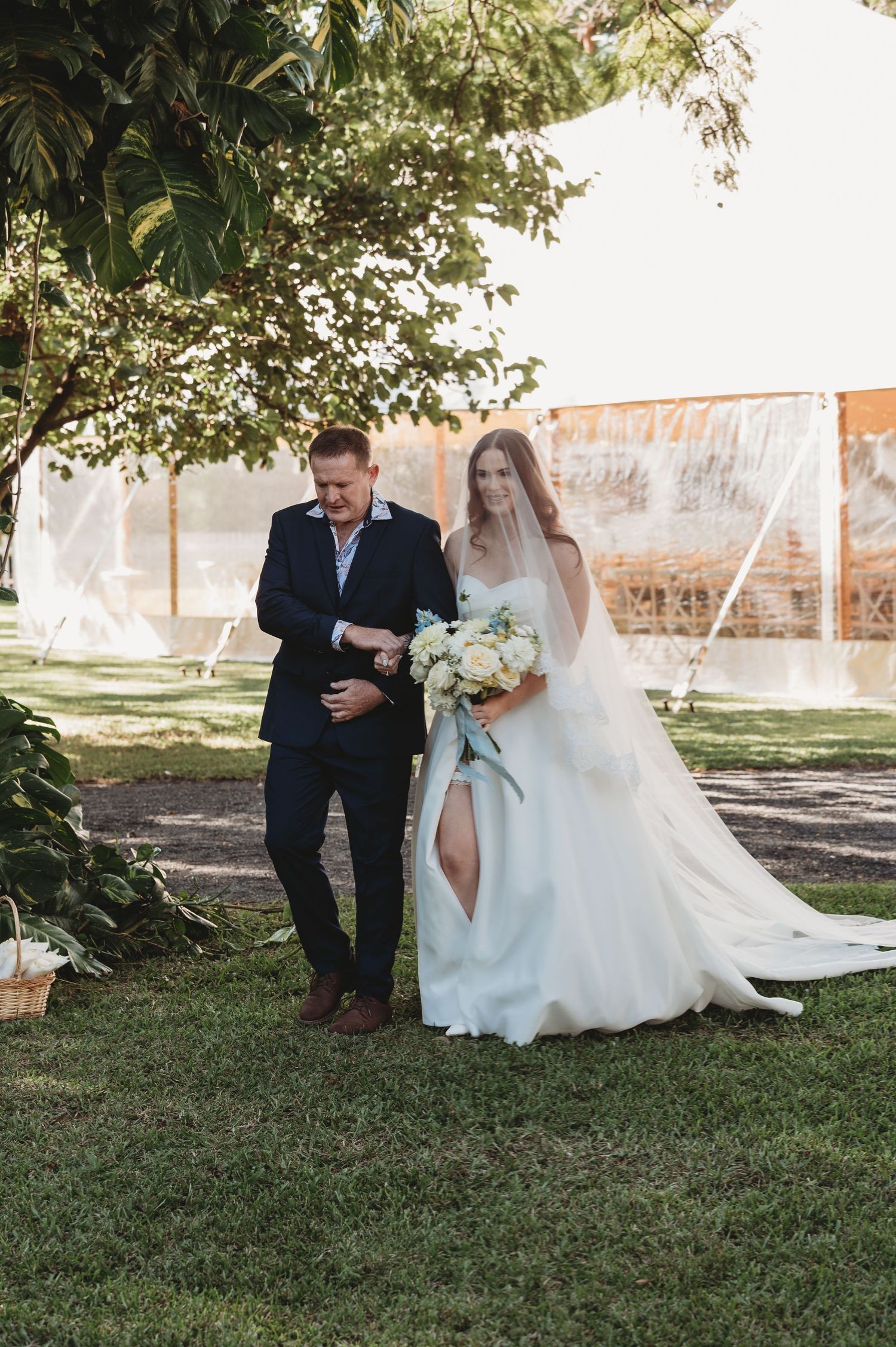 Bride and Father Entrance wedding Rockhampton