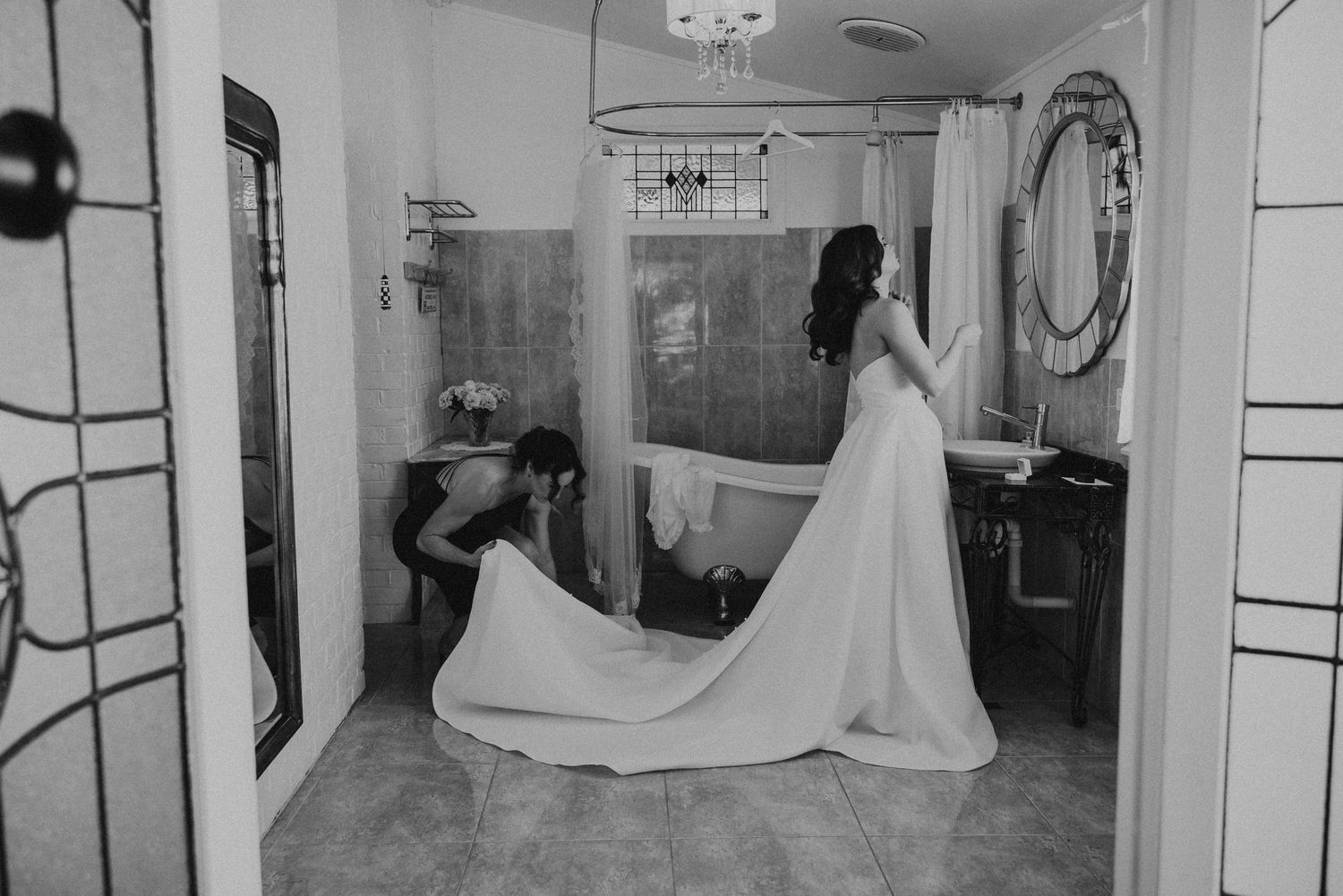 natural bridal portrait relaxed wedding photography Central Queensland