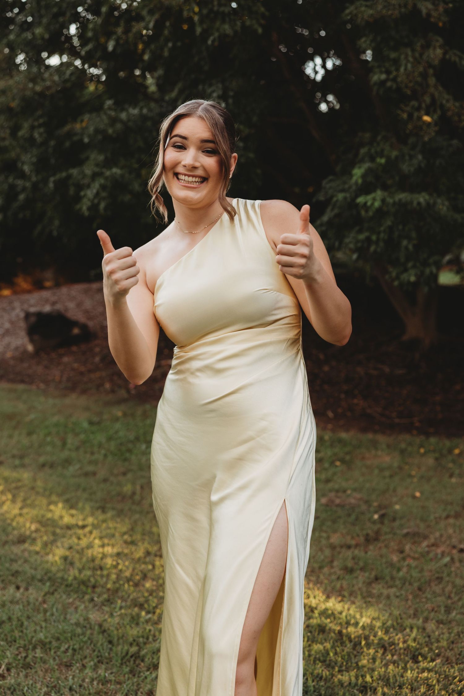 Bridesmaid Candid during wedding photos Rockhampton