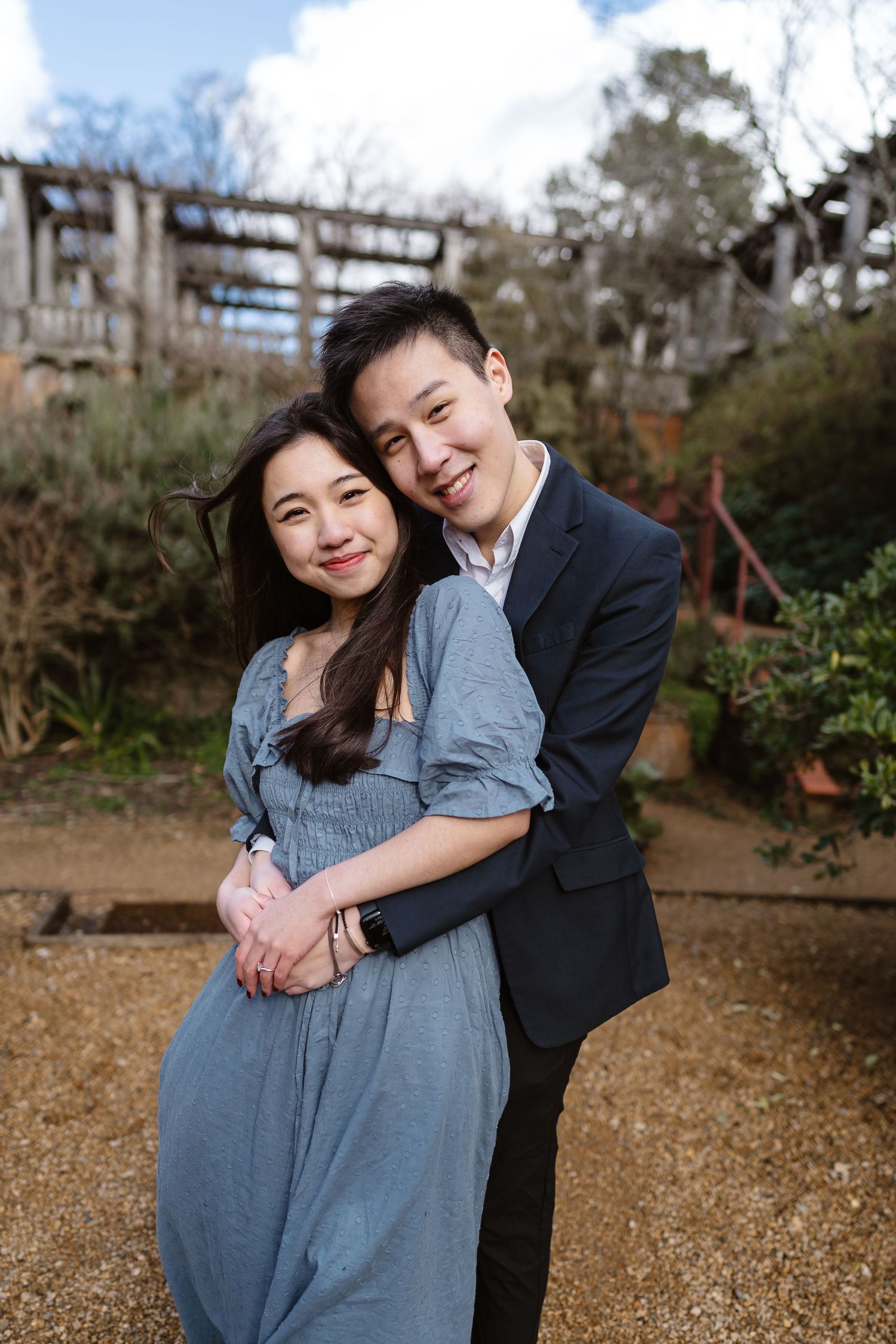 Natural and relax engagement shoot Hampstead Heath, London engagement photographer